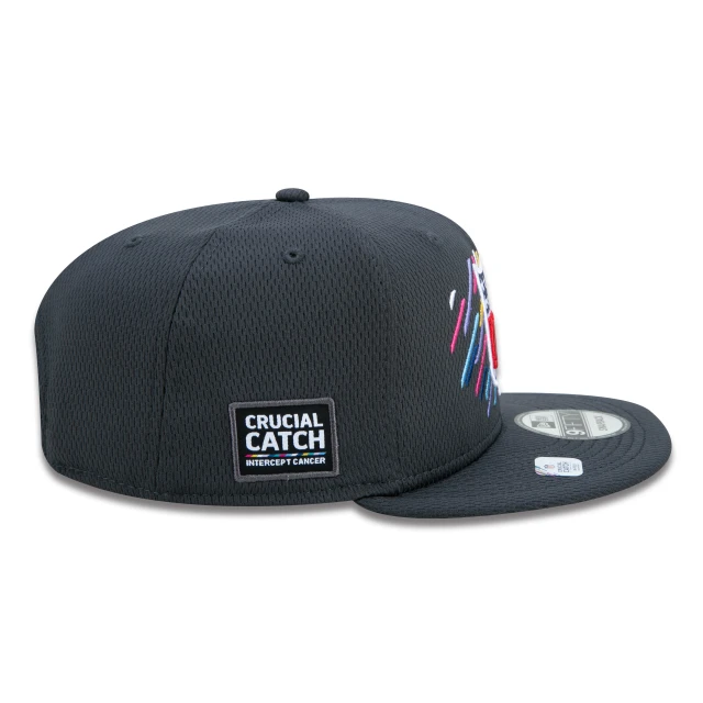 Boné 9FIFTY NFL Official Logo Crucial Catch Aba Reta Preto