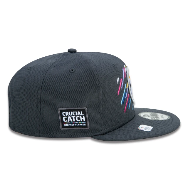 Boné 9FIFTY Pittsburgh Steelers Crucial Catch Aba Reta Preto