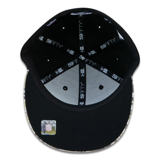Boné 59FIFTY Las Vegas Raiders Salute To Service NFL Fitted Aba Reta Preto