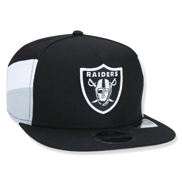 Boné 9FIFTY Original Fit A-Frame Snapback Aba Reta Las Vegas Raiders Core Logo
