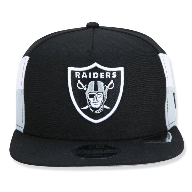 Boné 9FIFTY Original Fit A-Frame Snapback Aba Reta Las Vegas Raiders Core Logo