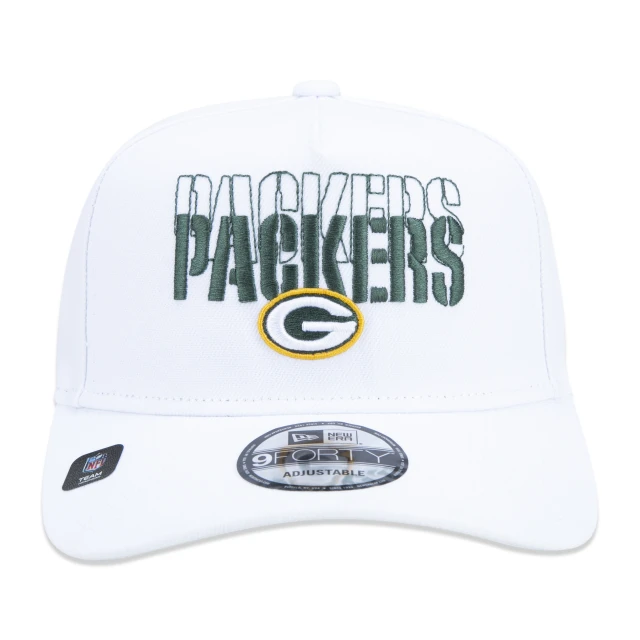 Boné 9FORTY A-Frame Snapback Aba Curva Green Bay Packers Core Shadow