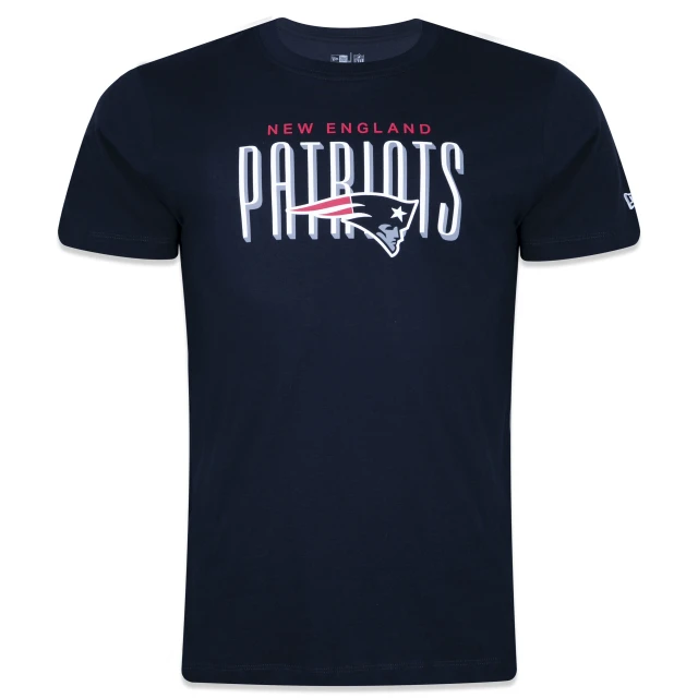 Camiseta Slim Manga Curta New England Patriots Street Life Colors