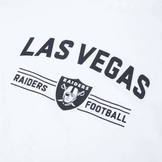 Camiseta Regular Manga Curta Las Vegas Raiders Core College