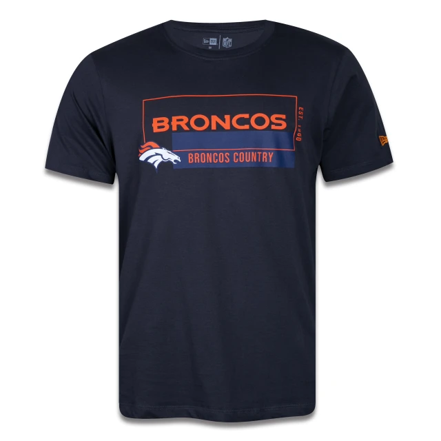 Camiseta Regular Manga Curta Denver Broncos Urban Tech Square