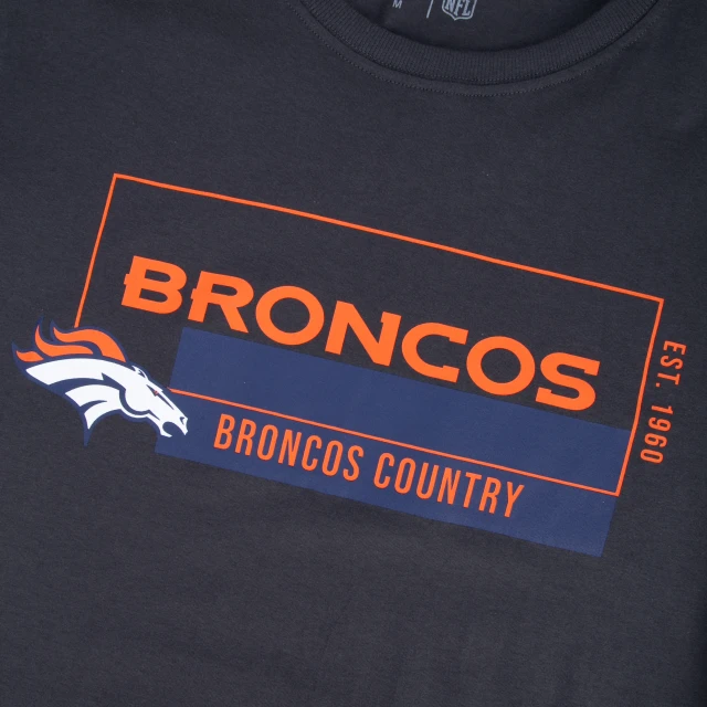Camiseta Regular Manga Curta Denver Broncos Urban Tech Square