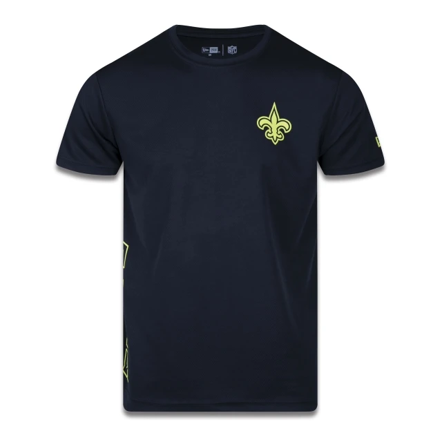 Camiseta Regular Manga Curta New Orleans Saints Urban Tech Side