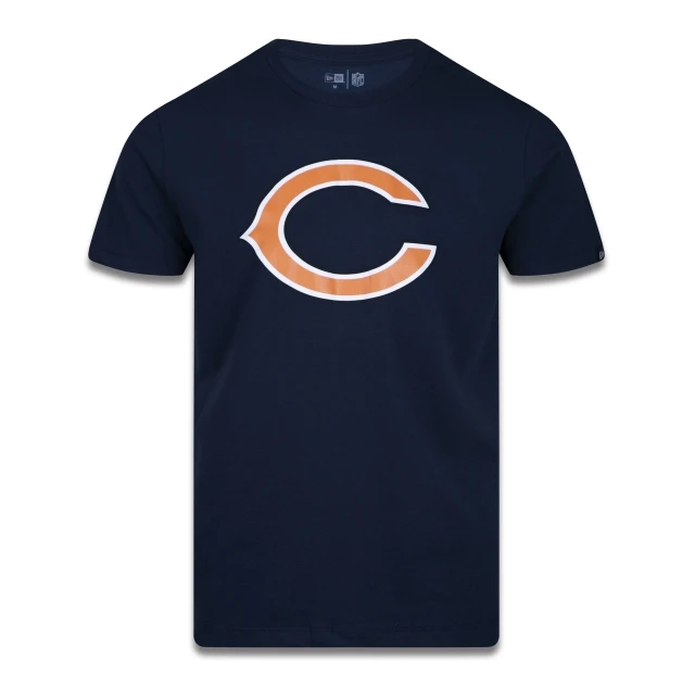 Camiseta Plus Size Regular Manga Curta Chicago Bears