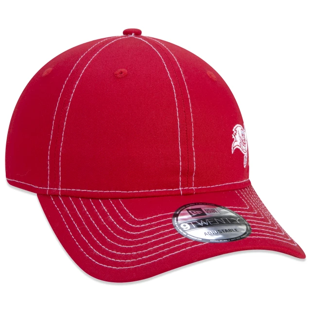 Boné 9TWENTY Strapback NFL Kansas City Chiefs Core Aba Curva Vermelho