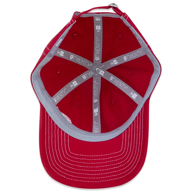 Boné 9TWENTY Strapback NFL Kansas City Chiefs Core Aba Curva Vermelho