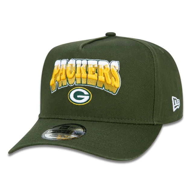 Boné 9FORTY A-Frame Snapback NFL Green Bay Packers Core Aba Curva Verde