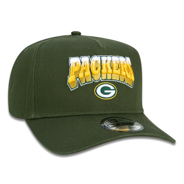 Boné 9FORTY A-Frame Snapback NFL Green Bay Packers Core Aba Curva Verde