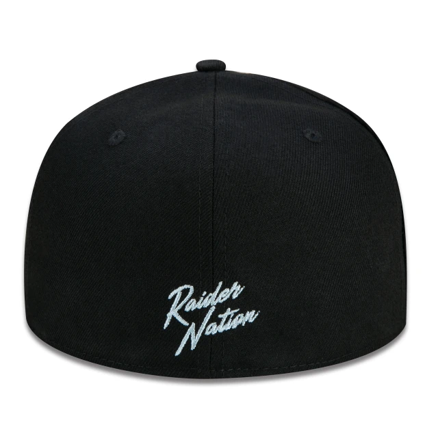 Boné 59FIFTY NFL Las Vegas Raiders Core Aba Reta Preto