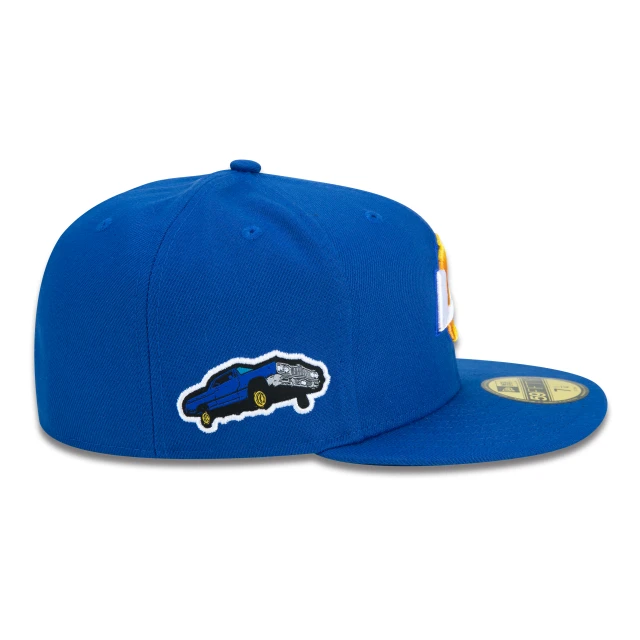 Boné 59FIFTY NFL Los Angeles Rams Core Aba Reta Azul Royal