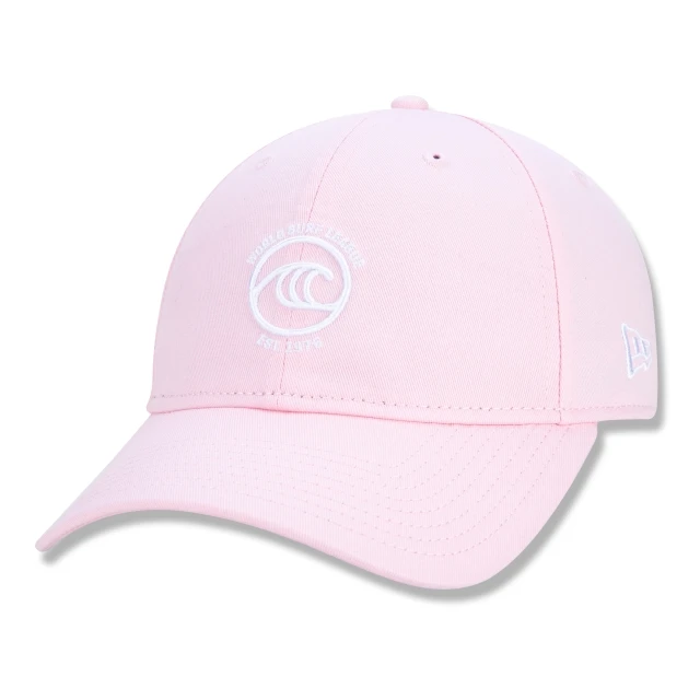 Boné 9TWENTY Strapback Oficial WSL Surfe Rosa Aba Curva