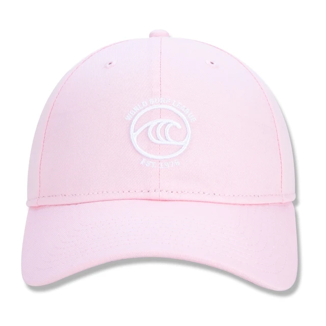 Boné 9TWENTY Strapback Oficial WSL Surfe Rosa Aba Curva