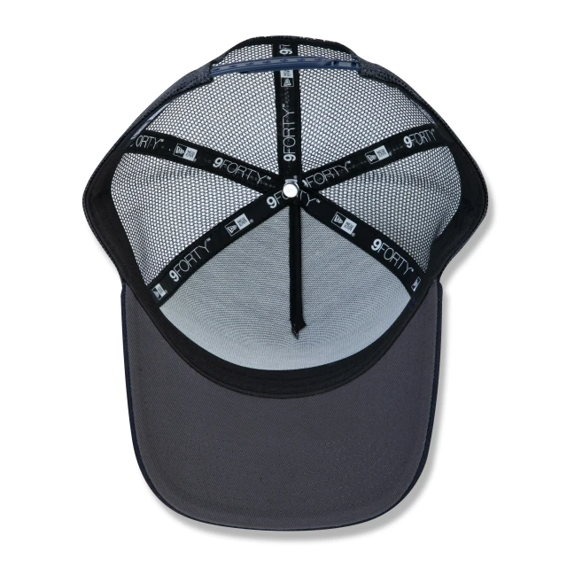 Boné 9FORTY A-Frame Trucker Snapback WSL Oficial Surfe Aba Curva Azul Preto