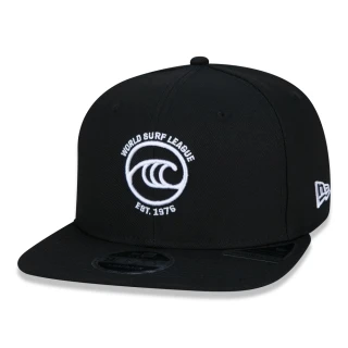 Boné 9FIFTY Original Fit Oficial WSL Surfe Preto Aba Reta Snapback