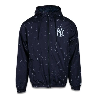 Jaqueta Corta Vento Windbreaker MLB New York Yankees Rave Space Glow