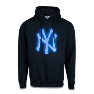Moletom Canguru Fechado MLB New York Yankees Rave Space Glow