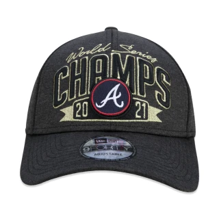 Boné 9FORTY Atlanta Braves Campeão World Series Champions 2021 Locker Room