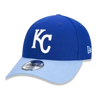 Boné 9FORTY MLB Kansas City Royals Aba Curva Snapback Azul