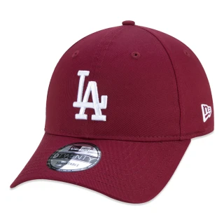 Boné 9TWENTY MLB Los Angeles Dodgers Aba Curva Vinho