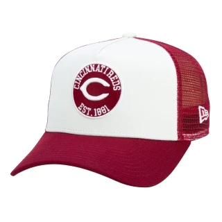 Boné 9FORTY A-Frame Trucker Snapback Aba Curva Cincinnati Reds Core Felt