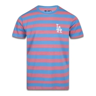 Camiseta Regular Manga Curta Los Angeles Dodgers Have Fun Stripes