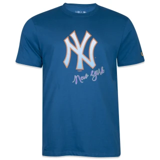 Camiseta Regular Manga Curta New York Yankees Hawaii Vibes Fresh