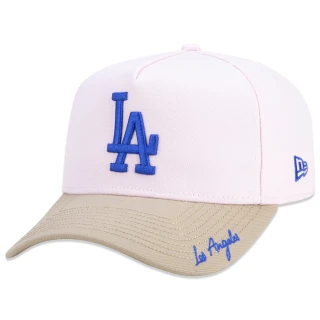 Boné 9FORTY A-Frame Snapback MLB Los Angeles Dodgers Vacation Aba Curva Rosa