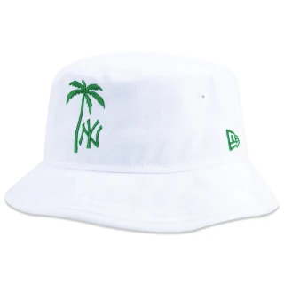Chapéu Bucket MLB New York Yankees Vacation Off White