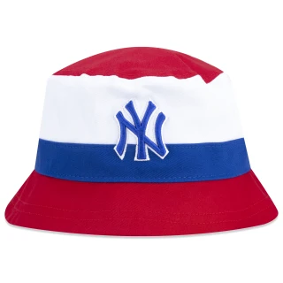 Chapéu Bucket MLB New York Yankees Vintage Vermelho