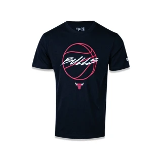 Camiseta Manga Curta NBA Chicago Bulls Rave Space Orb
