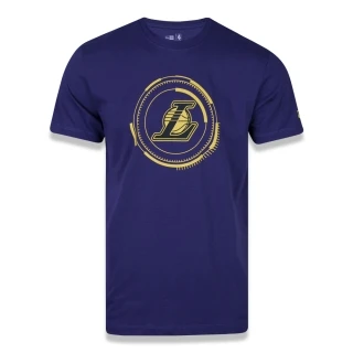 Camiseta Manga Curta NBA Los Angeles Lakers Urban Tech Circle