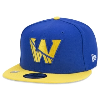 Boné 9FIFTY Golden State Warriors NBA Authentic Draft Series Aba Reta Azul