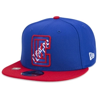 Boné 9FIFTY Los Angeles Clippers NBA Authentic Draft Series Aba Reta Azul
