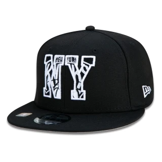 Boné 9FIFTY New York Knicks NBA Authentic Draft Series Aba Reta Preto