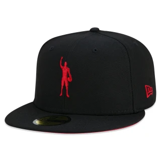 Boné 59FIFTY Chicago Bulls NBA Compound Aba Reta Preto