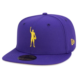Boné 59FIFTY Los Angeles Lakers NBA Compound Aba Reta Roxo