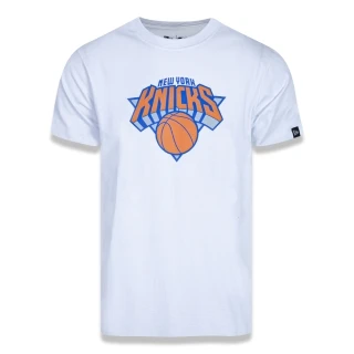 Camiseta Plus Size Regular Manga Curta New York Knicks Logo