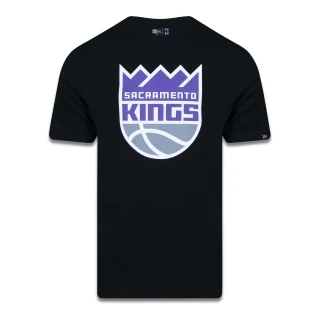 Camiseta Plus Size Regular Manga Curta Sacramento Kings Logo