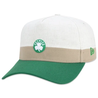 Boné 9FORTY A-Frame Snapback NBA Boston Celtics Vintage Aba Curva Areia
