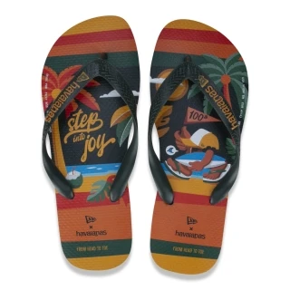 Chinelo Havaianas Top Comemorativo 100 Anos Da New Era - Step Into Joy - From Head To Toe