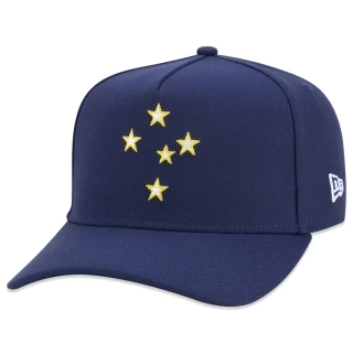 Boné 9FORTY A-Frame Snapback Aba Curva Futebol Cruzeiro