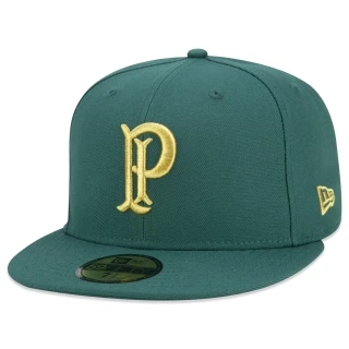 Boné 59FIFTY Aba Reta Futebol Palmeiras