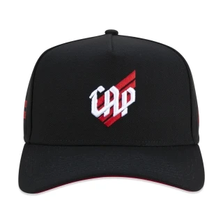 Boné 9FORTY A-Frame Snapback Aba Curva Futebol Athlético Paranaense