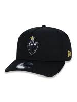 Boné 9FORTY A-Frame Atlético Mineiro Futebol Aba Curva Preto