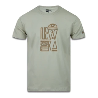 Camiseta Slim Manga Curta Primitive Scribbles Indigena