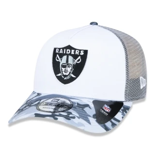 Boné 9FORTY A-Frame Trucker NFL Las Vegas Raiders Military Hot
